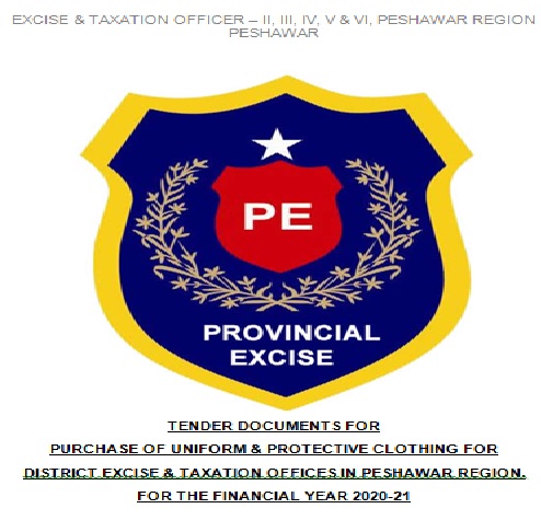 Bidding Documents for Purchase of Uniform for the offices of ETO-II, III, IV, V & VI Peshawar for Financial year 2020-2021